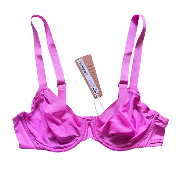 NWT SKIMS No Show Unlined Demi Bra – Pink – Size 34B – Retail $58 - Picture 3 of 5